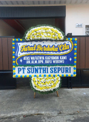 Papan Bunga Duka di Sihapas Barumun