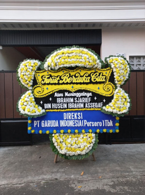 Papan Bunga Duka di Sihapas Barumun