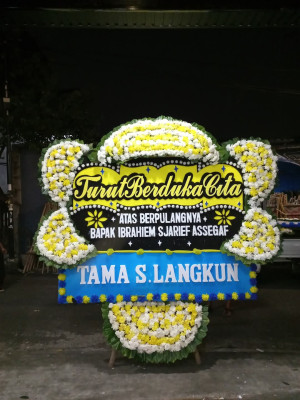 Papan Bunga Duka di Sihapas Barumun